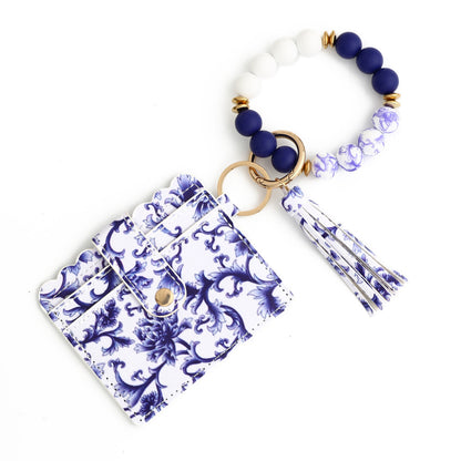 Love Polyurethane Card Holder Silica Gel Key Chain