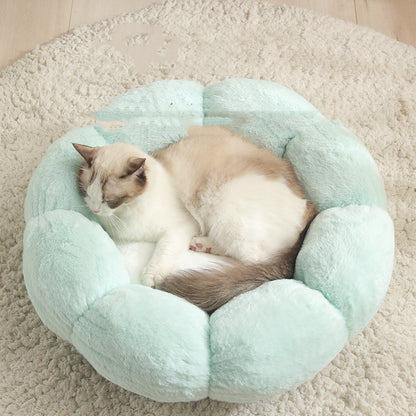 Pet Bed Mat Blanket Flower Shaped