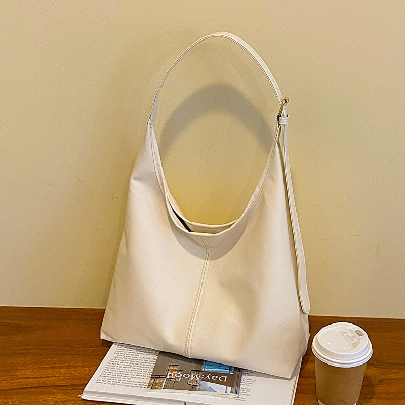 Retro Textured Shoulder Bag