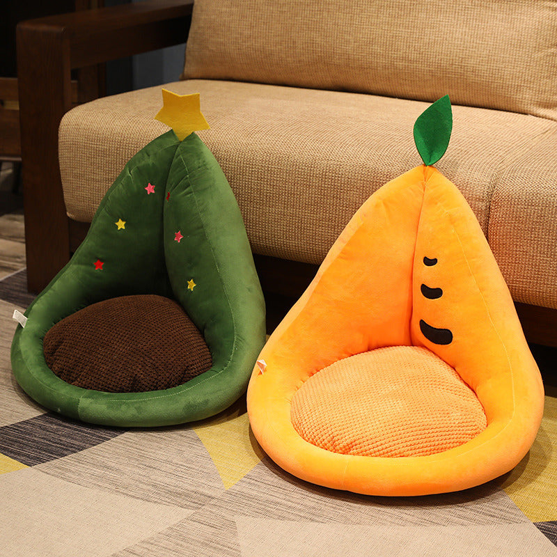 Multifunction Plush Fruit Soft Stuffed Pillow Home Office Decor Chair Seat Cushion