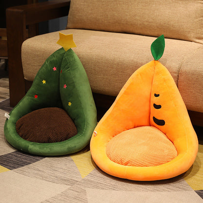 Multifunction Plush Fruit Soft Stuffed Pillow Home Office Decor Chair Seat Cushion