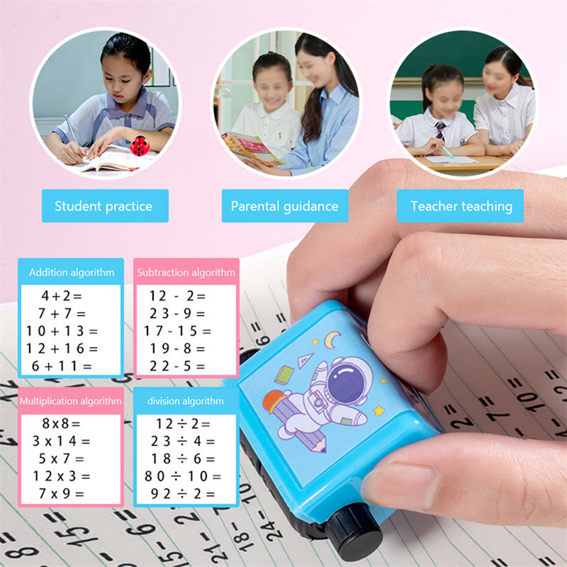 Math Roller Stamp Practice Digital Type Mathematical Operation