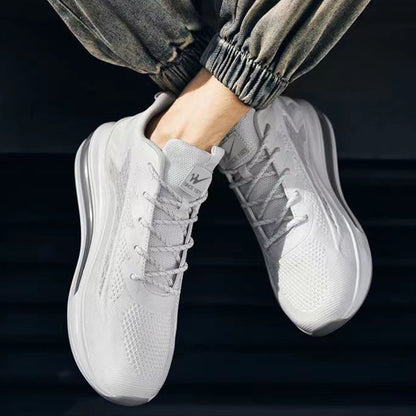 Mesh Slip on Air Cushion Shoes Sneakers Height Increasing Fashion Casual Shoes