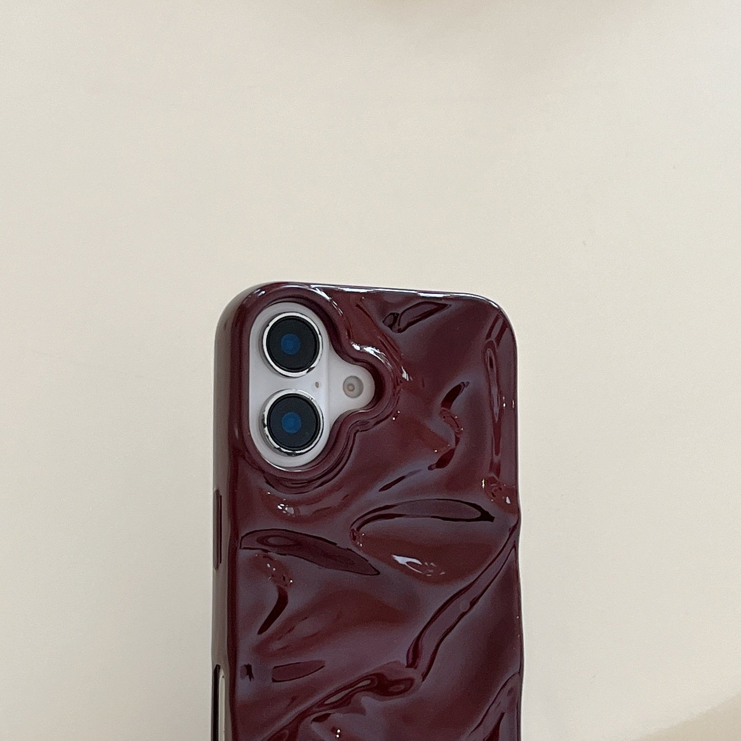 Niche Irregular Pleated Three-dimensional Phone Case