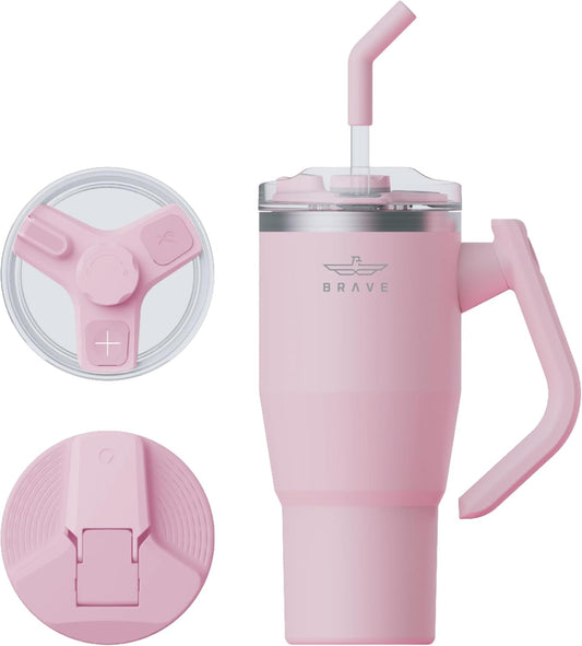 Brave Tumbler 40oz (1200ml) Stainless Steel Thermal Tumbler with straw