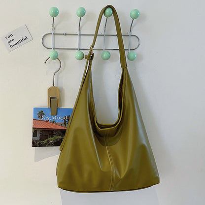 Retro Textured Shoulder Bag