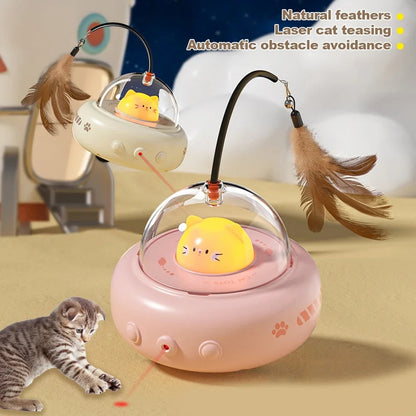 Smart Teaser Cat Toy Electric UFO Cat