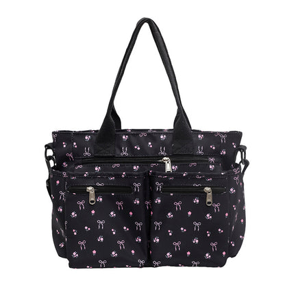 Retro Large Capacity Printed Tote Bag