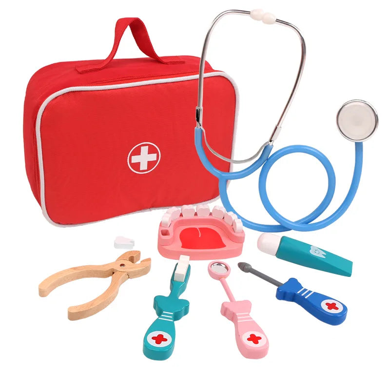 Wooden Pretend Play Doctor Educational Toys
