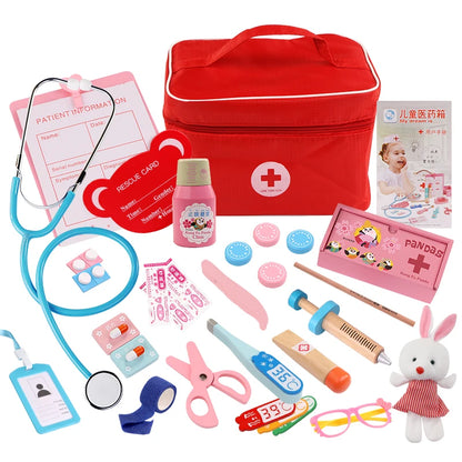 Wooden Pretend Play Doctor Educational Toys