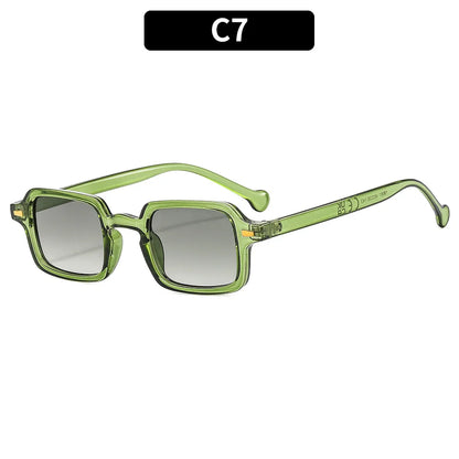 Rectangle Sunglasses Women Oval Vintage
