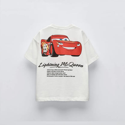 Car Tees Tops for Boy Clothing Summer
