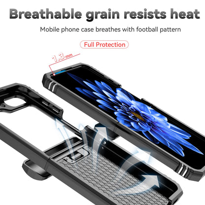 Ring Funda for Samsung Z Flip with Stand Holder