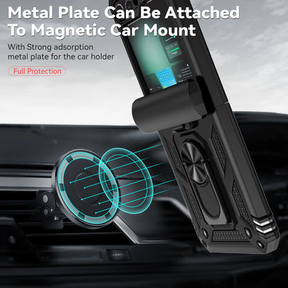 Ring Funda for Samsung Z Flip with Stand Holder