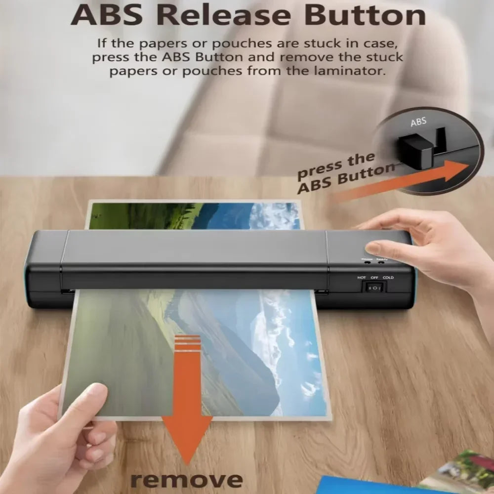 Preheating hot and cold laminating machine