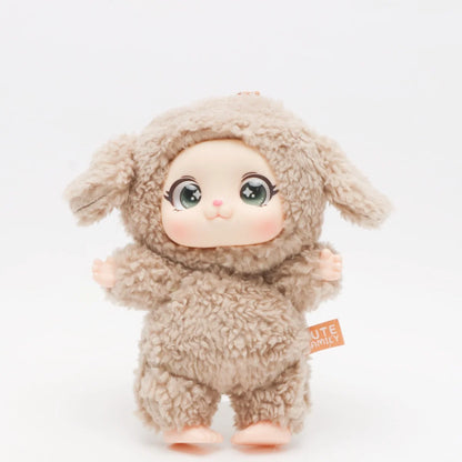 Cute and Fragrant Animals Vinyl Face Plush Kids Hang Bag
