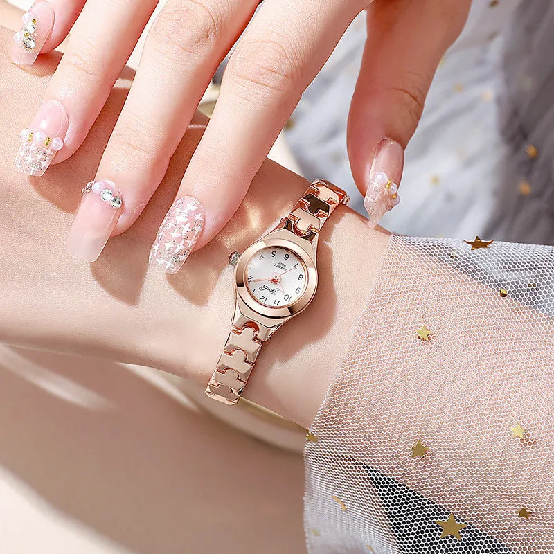 Mini Dial Fashion Versatile Vintage Trend Quartz Watch