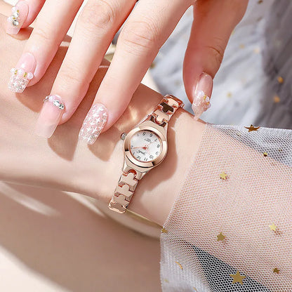 Mini Dial Fashion Versatile Vintage Trend Quartz Watch
