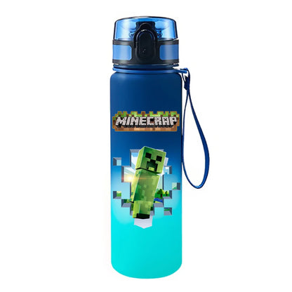 650ML Game Pixel Style Water Cup Drinking Outdoor Water Bottle