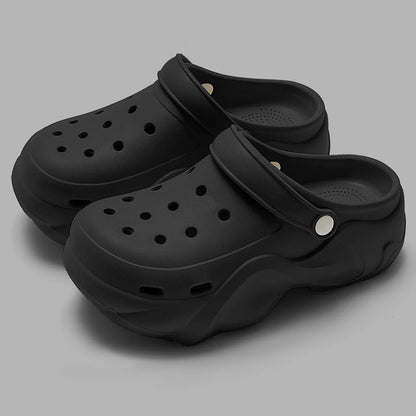 Chunky Platform Sandals Clogs Garden Shoes for Women Outdoor Non-Slip Beach Slipper
