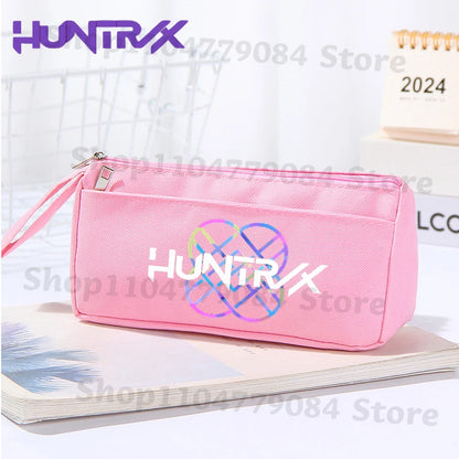 K-pop Demon Hunters Pink Pencil Case for Students