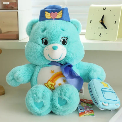 Original Care Bear Anime Plush Toys Aviation Series Bear Stuffed Doll