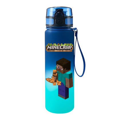 650ML Game Pixel Style Water Cup Drinking Outdoor Water Bottle