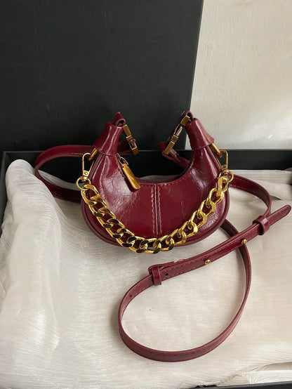 Small Handbag, Minimalist Stylish Texture Elegant Style Shoulder Bag