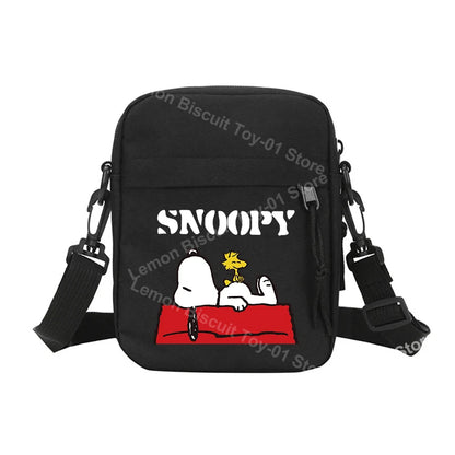 Snoopy Shoulder Crossbody Bag Casual Small Zipper Messenger Sling Bags