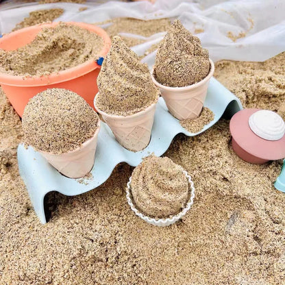 sand wheat straw material ice cream toys digging sand tools environmental Nordic