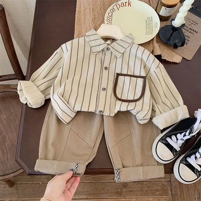 Boys Baby's Kids Blouse Coat Jacket Outwear Cotton