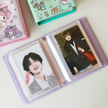 Photo Album Anime 3-Inch Mini Idol Card Collection Card Book