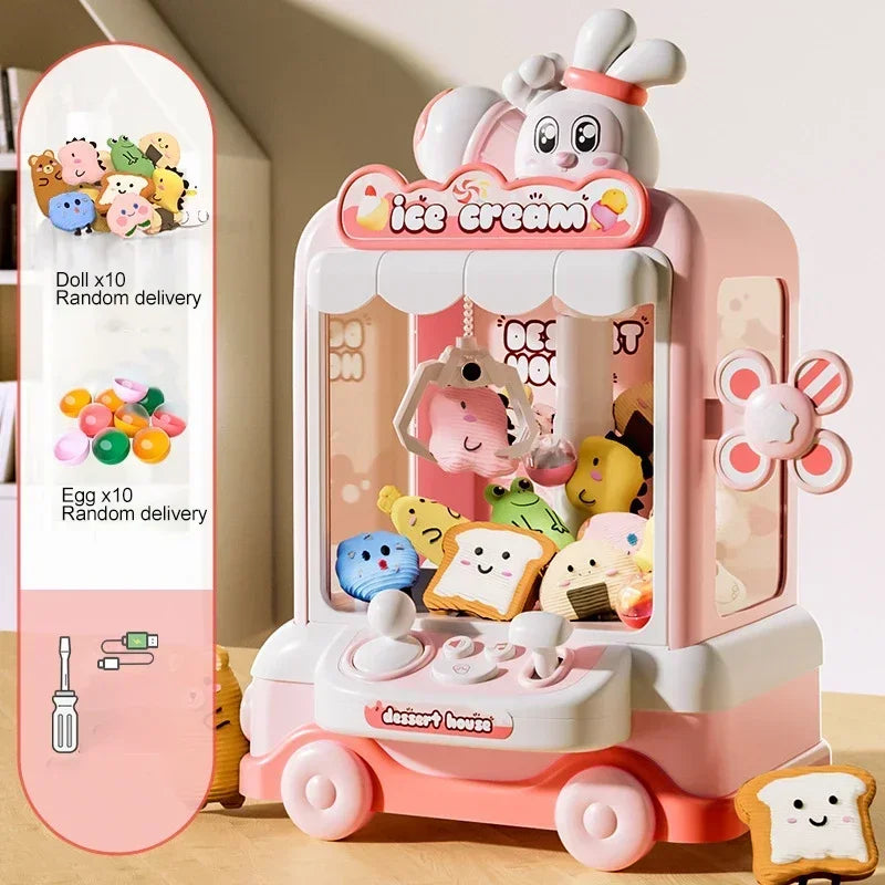 Operated Play Game Mini Claw Catch Toy Crane Machines