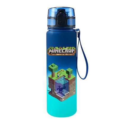 650ML Game Pixel Style Water Cup Drinking Outdoor Water Bottle