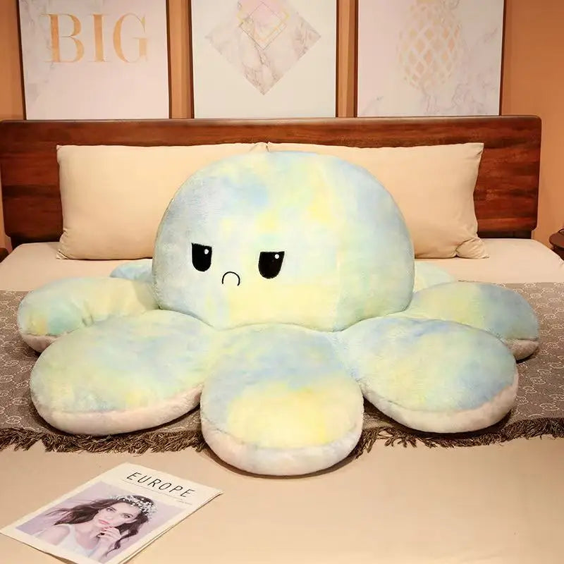Latest Flip Color Octopus Doll Kawaii Stuffed Plush Toy