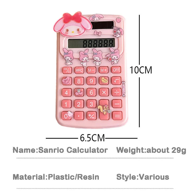 Sanrio Mini Electronic Calculator 8 Digit Calculator