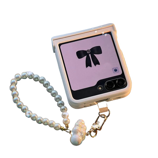 Pendant Pearl Bracelet Case for Samsung Galaxy Flip