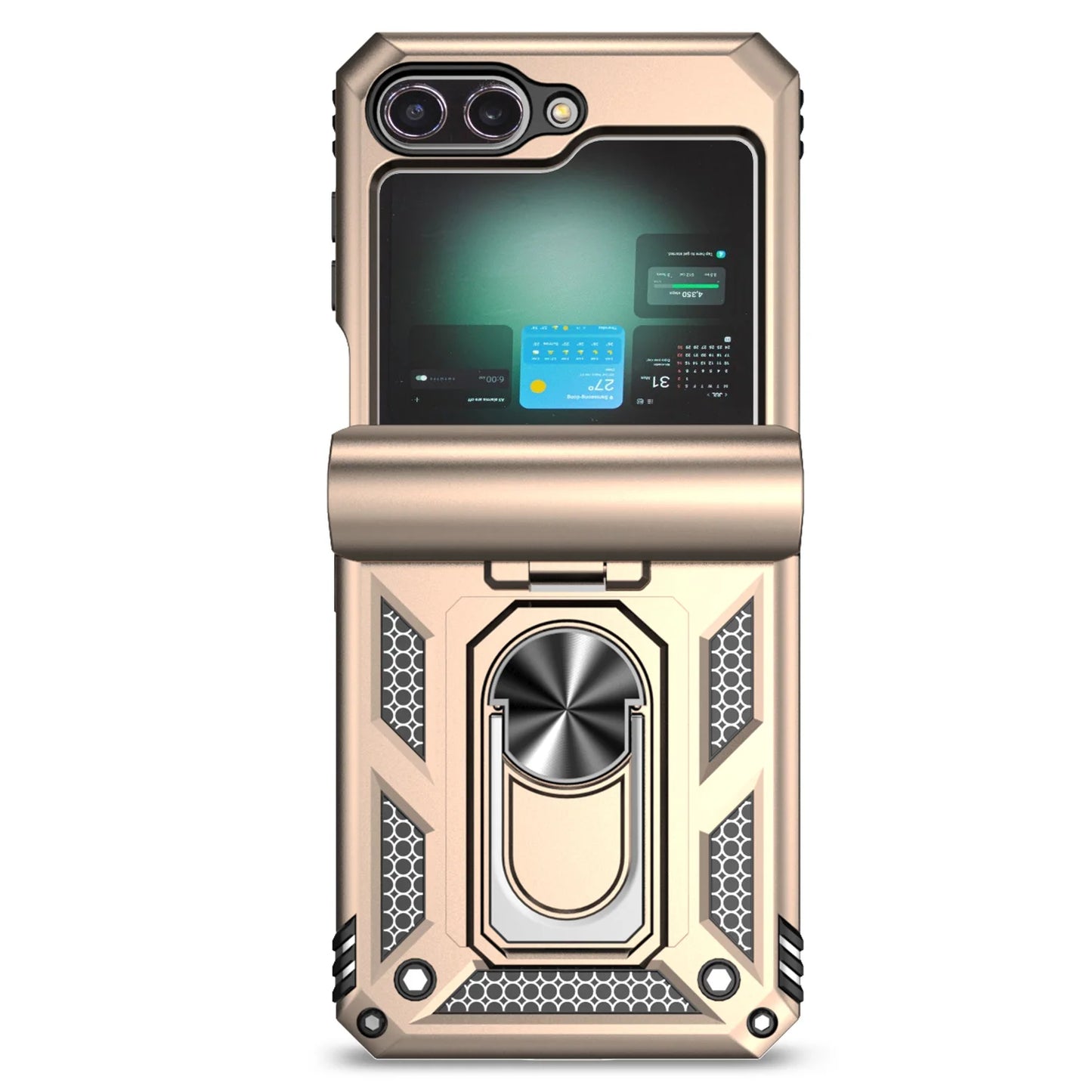 Ring Funda for Samsung Z Flip with Stand Holder