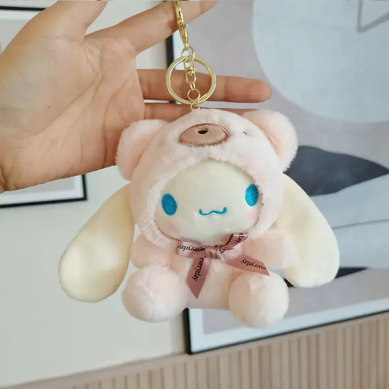 Sanrio Cute Plush Keychain Backpack Decoration Toy