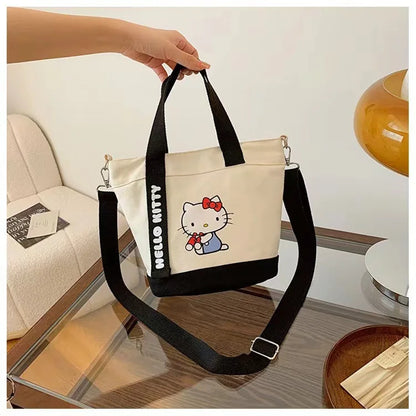 Sanrio Canvas Crossbody Bag Cute Fashion Handbag