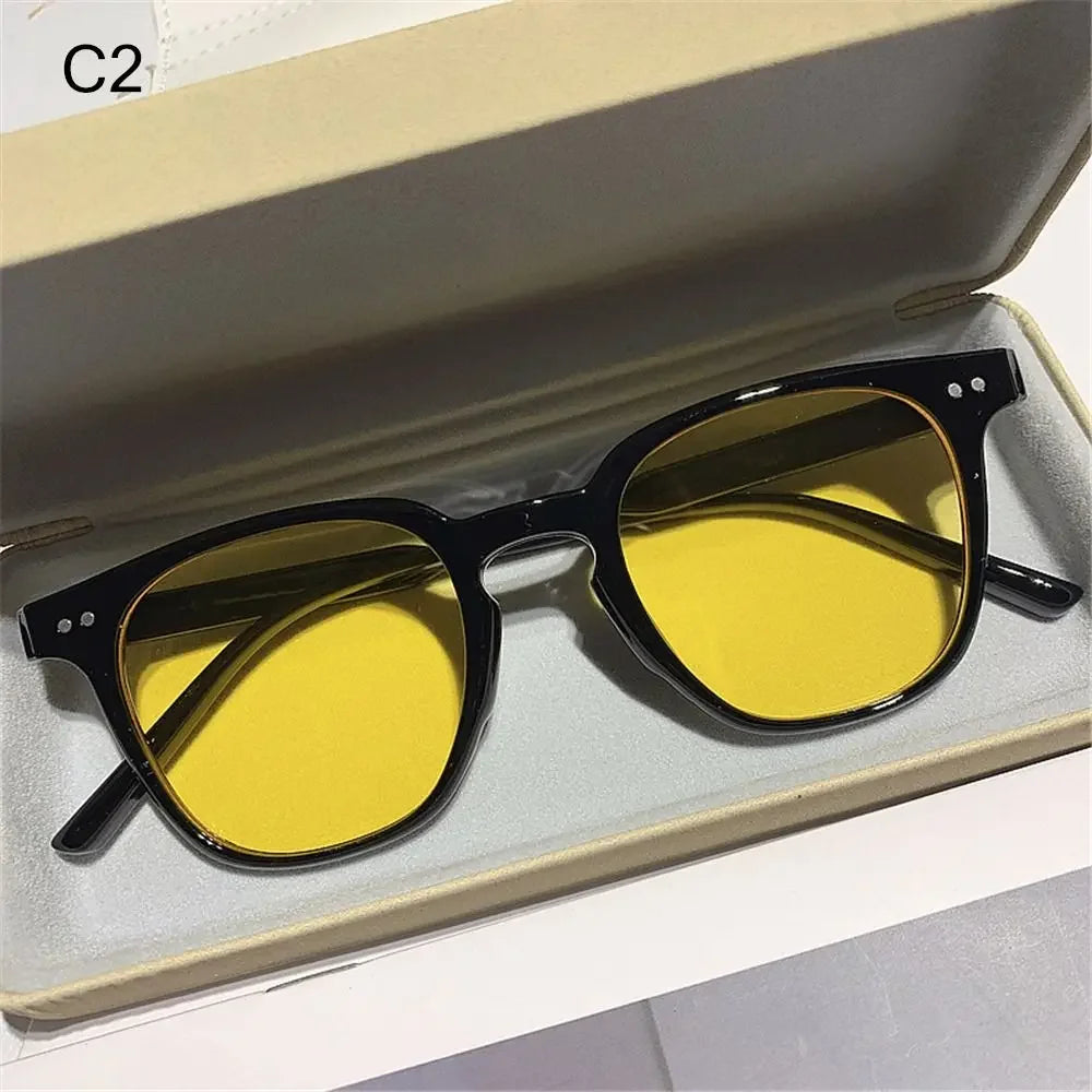 Oversized Square Sunglasses Retro Big Frame