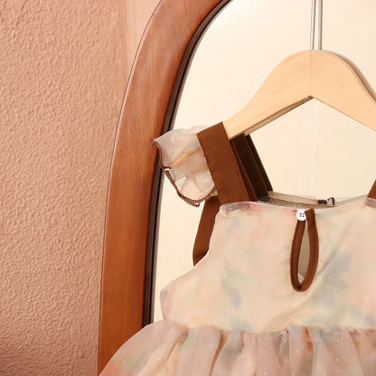 Summer Sleeveless Bow Baby Girl Clothes