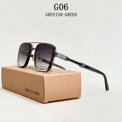 Glasses Sunscreen Square Sunglasses Vintage