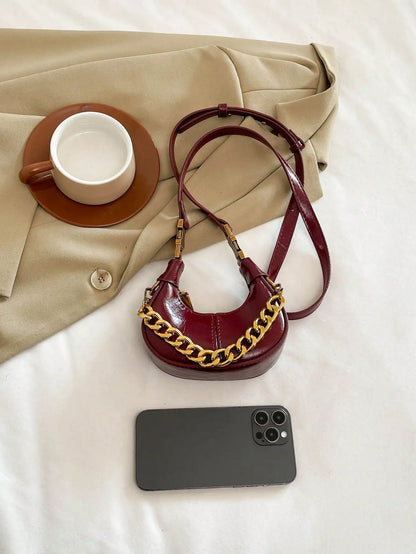 Small Handbag, Minimalist Stylish Texture Elegant Style Shoulder Bag