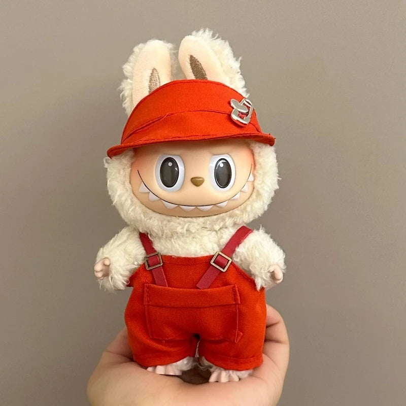 Labubu Doll Clothes Set for V1/V2 Ropa Labubu Dolls Strap Pants Set Cute Skirt
