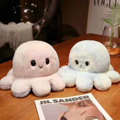 Latest Flip Color Octopus Doll Kawaii Stuffed Plush Toy
