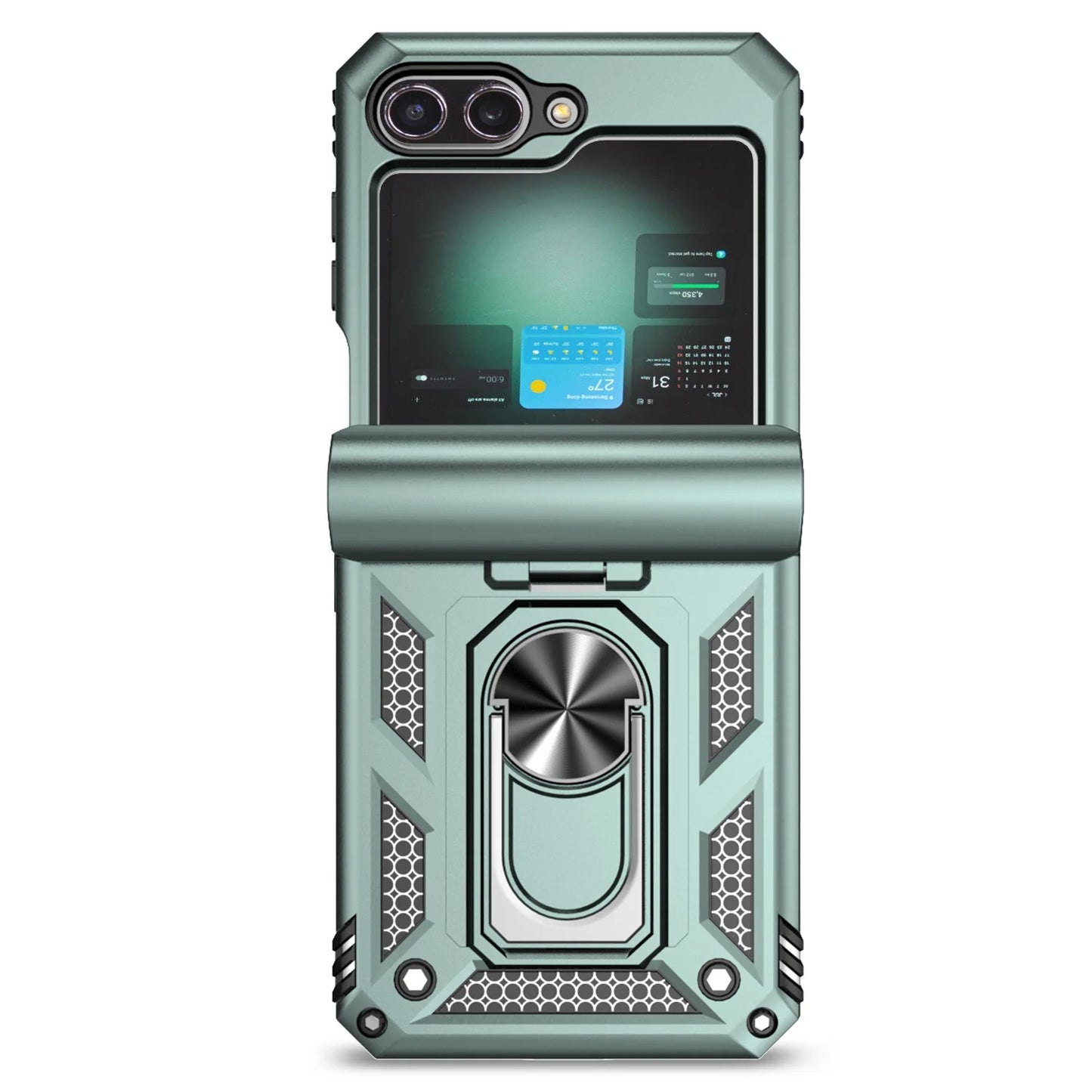 Ring Funda for Samsung Z Flip with Stand Holder
