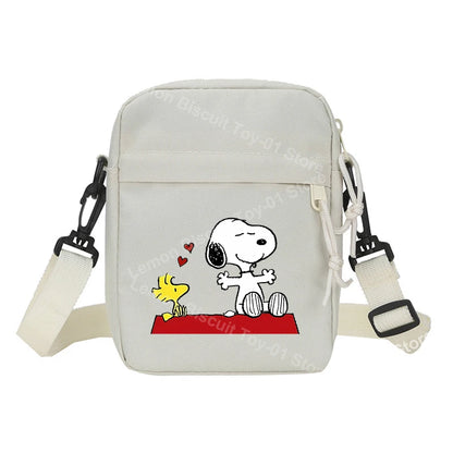 Snoopy Shoulder Crossbody Bag Casual Small Zipper Messenger Sling Bags