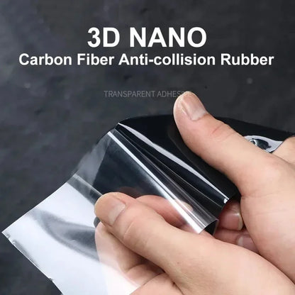3D Carbon Fiber Sticker Paste Car Threshold Protective Film Anti Scratch Waterproof