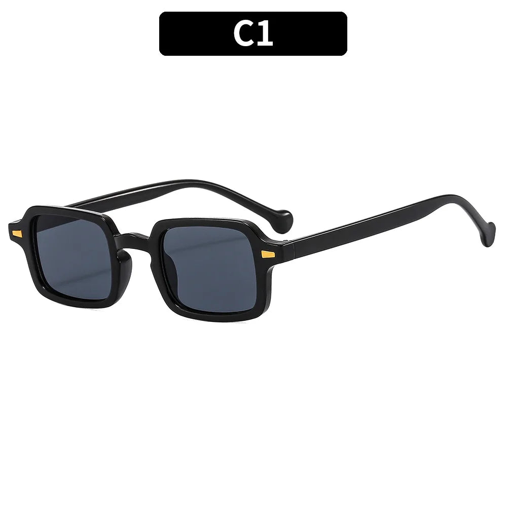 Rectangle Sunglasses Women Oval Vintage